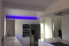 Property - new Kitchen installation, plastering, plaster boarding, new ceiling fitted.