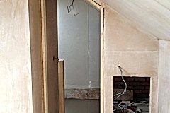 Loft Conversion, plastering