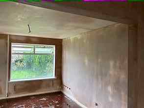 Property re-plastering. Cardiff Plasterer, Blake Plastering